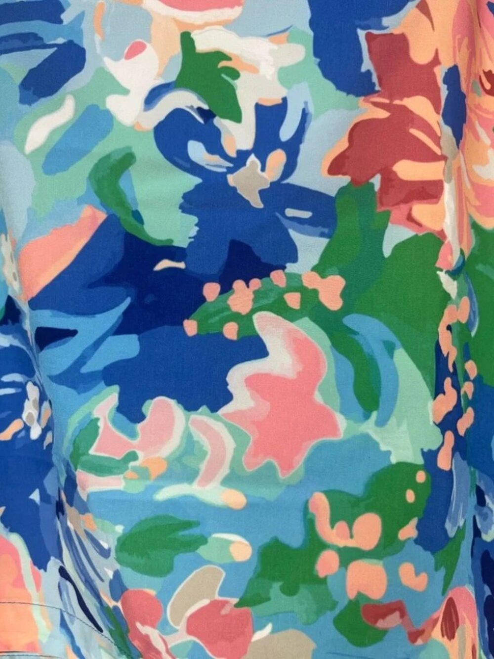Walter Hagen Womens " Lightweight Core Skort Blue Gouache Floral Golf P11 - Picture 5 of 6